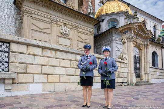 Policja, Święto Policji, Sęk, ślubowanie, Wawel, dziedziniec, Morajko, Smółka, Klęczar, Kuste