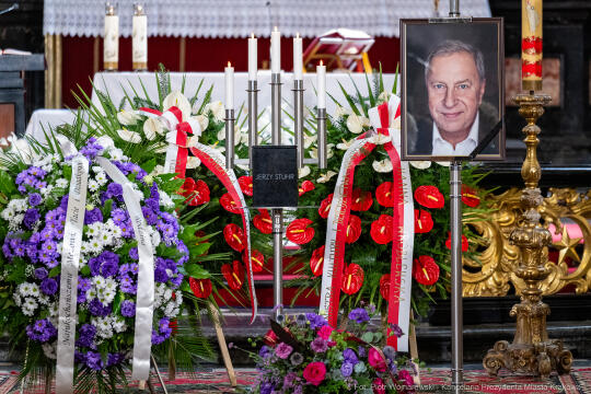 Jerzy Stuhr, pogrzeb, uroczystości pogrzebowe, Kidawa-Błońska, Cmentarz Rakowicki, Maciej Stuhr, 