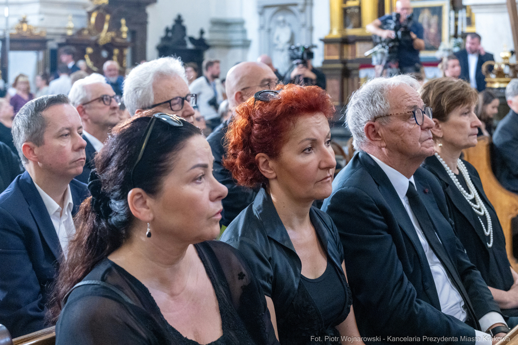 Jerzy Stuhr, pogrzeb, uroczystości pogrzebowe, Kidawa-Błońska, Cmentarz Rakowicki, Maciej Stuhr,   Autor: P. Wojnarowski