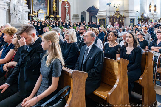 Jerzy Stuhr, pogrzeb, uroczystości pogrzebowe, Kidawa-Błońska, Cmentarz Rakowicki, Maciej Stuhr, 