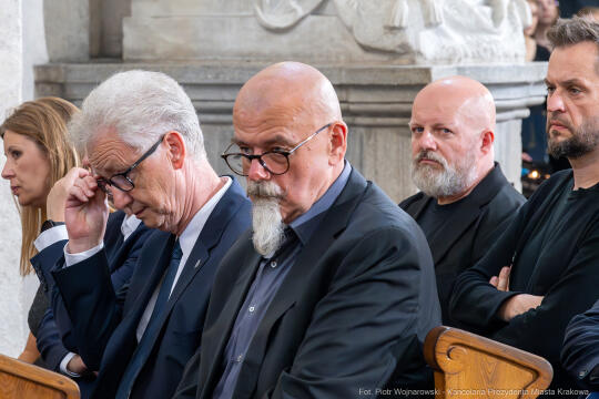 Jerzy Stuhr, pogrzeb, uroczystości pogrzebowe, Kidawa-Błońska, Cmentarz Rakowicki, Maciej Stuhr, 