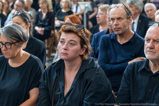 Jerzy Stuhr, pogrzeb, uroczystości pogrzebowe, Kidawa-Błońska, Cmentarz Rakowicki, Maciej Stuhr, 