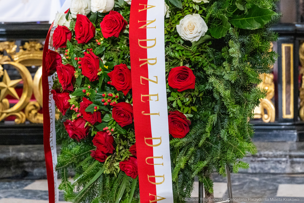 Jerzy Stuhr, pogrzeb, uroczystości pogrzebowe, Kidawa-Błońska, Cmentarz Rakowicki, Maciej Stuhr,   Autor: P. Wojnarowski