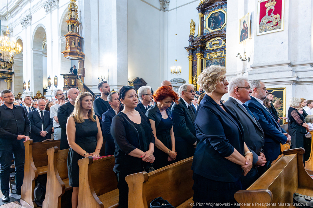 Jerzy Stuhr, pogrzeb, uroczystości pogrzebowe, Kidawa-Błońska, Cmentarz Rakowicki, Maciej Stuhr,   Autor: P. Wojnarowski