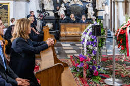 Jerzy Stuhr, pogrzeb, uroczystości pogrzebowe, Kidawa-Błońska, Cmentarz Rakowicki, Maciej Stuhr, 