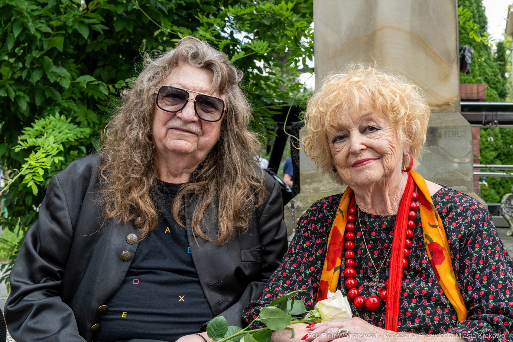 Jerzy Stuhr, pogrzeb, uroczystości pogrzebowe, Kidawa-Błońska, Cmentarz Rakowicki, Maciej Stuhr,   Autor: P. Wojnarowski