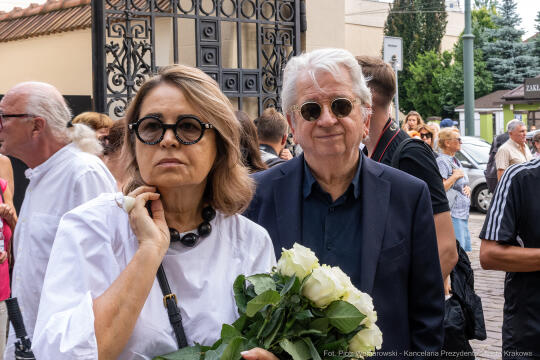 Jerzy Stuhr, pogrzeb, uroczystości pogrzebowe, Kidawa-Błońska, Cmentarz Rakowicki, Maciej Stuhr, 