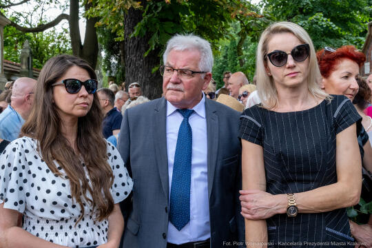 Jerzy Stuhr, pogrzeb, uroczystości pogrzebowe, Kidawa-Błońska, Cmentarz Rakowicki, Maciej Stuhr, 