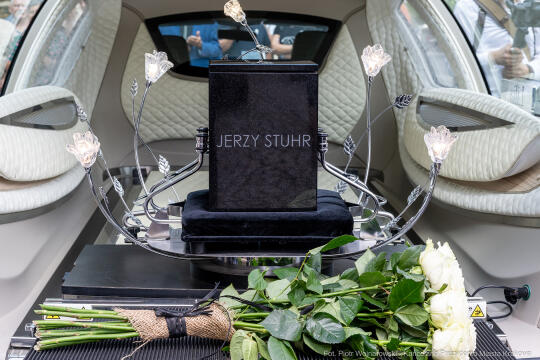 Jerzy Stuhr, pogrzeb, uroczystości pogrzebowe, Kidawa-Błońska, Cmentarz Rakowicki, Maciej Stuhr, 