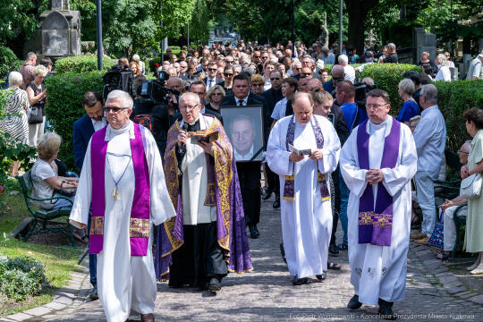 Jerzy Stuhr, pogrzeb, uroczystości pogrzebowe, Kidawa-Błońska, Cmentarz Rakowicki, Maciej Stuhr, 