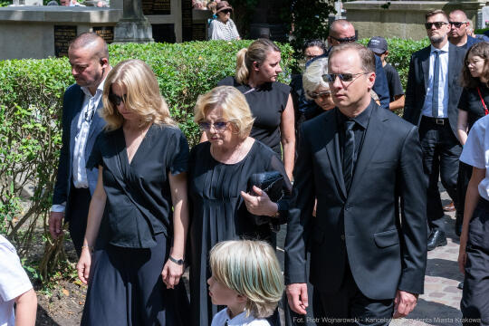 Jerzy Stuhr, pogrzeb, uroczystości pogrzebowe, Kidawa-Błońska, Cmentarz Rakowicki, Maciej Stuhr, 