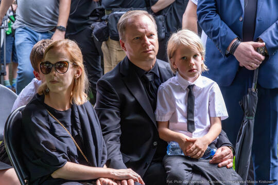 Jerzy Stuhr, pogrzeb, uroczystości pogrzebowe, Kidawa-Błońska, Cmentarz Rakowicki, Maciej Stuhr, 