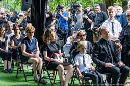 Jerzy Stuhr, pogrzeb, uroczystości pogrzebowe, Kidawa-Błońska, Cmentarz Rakowicki, Maciej Stuhr, 