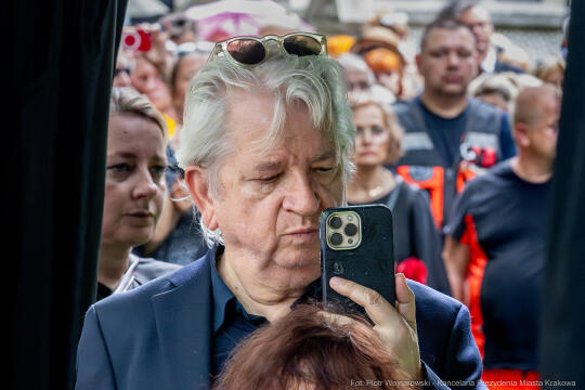 Jerzy Stuhr, pogrzeb, uroczystości pogrzebowe, Kidawa-Błońska, Cmentarz Rakowicki, Maciej Stuhr, 