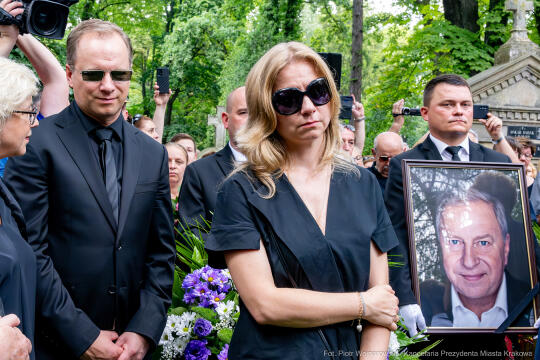 Jerzy Stuhr, pogrzeb, uroczystości pogrzebowe, Kidawa-Błońska, Cmentarz Rakowicki, Maciej Stuhr, 