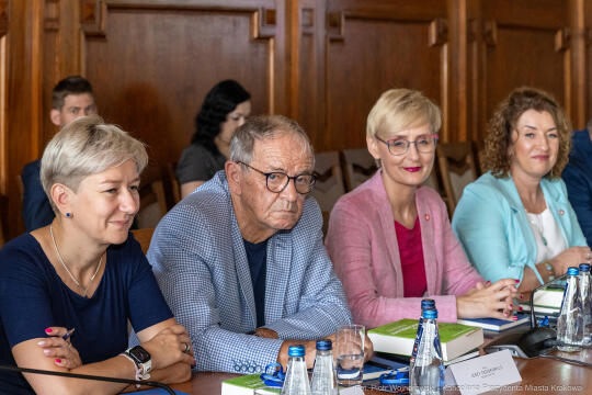 parlamentarzyści, spotkanie, posłowie, Miszalski, Achinger, Kosek, Wassermann, Jaskowiec, Fedorowi