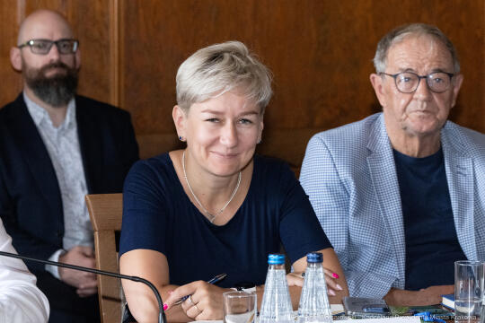 parlamentarzyści, spotkanie, posłowie, Miszalski, Achinger, Kosek, Wassermann, Jaskowiec, Fedorowi