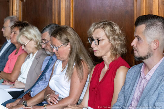 parlamentarzyści, spotkanie, posłowie, Miszalski, Achinger, Kosek, Wassermann, Jaskowiec, Fedorowi