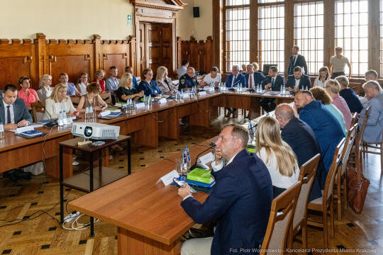 parlamentarzyści, spotkanie, posłowie, Miszalski, Achinger, Kosek, Wassermann, Jaskowiec, Fedorowi