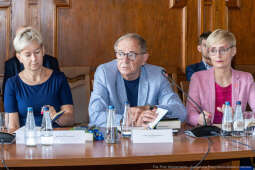 parlamentarzyści, spotkanie, posłowie, Miszalski, Achinger, Kosek, Wassermann, Jaskowiec, Fedorowi