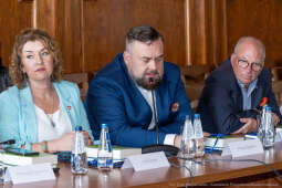 parlamentarzyści, spotkanie, posłowie, Miszalski, Achinger, Kosek, Wassermann, Jaskowiec, Fedorowi