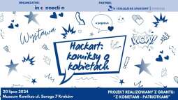 Logo: Hackart. Komiksy o kobietach