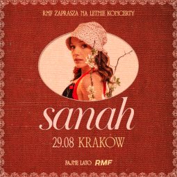 Logo: Fajne lato RMF: sanah / Summer with RMF: sanah