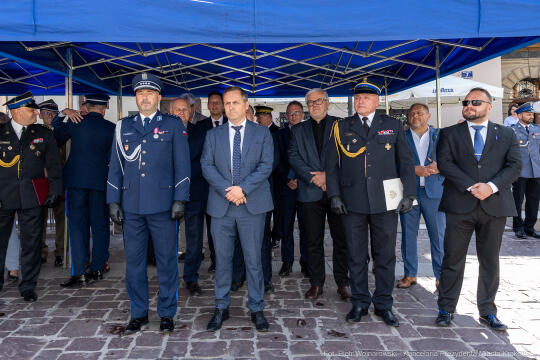 Święto Policji, Komenda Miejska, Kosek, Sęk, Jastrząb, policjańci, uroczystości, policja, Mał