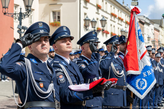 Święto Policji, Komenda Miejska, Kosek, Sęk, Jastrząb, policjańci, uroczystości, policja, Mał