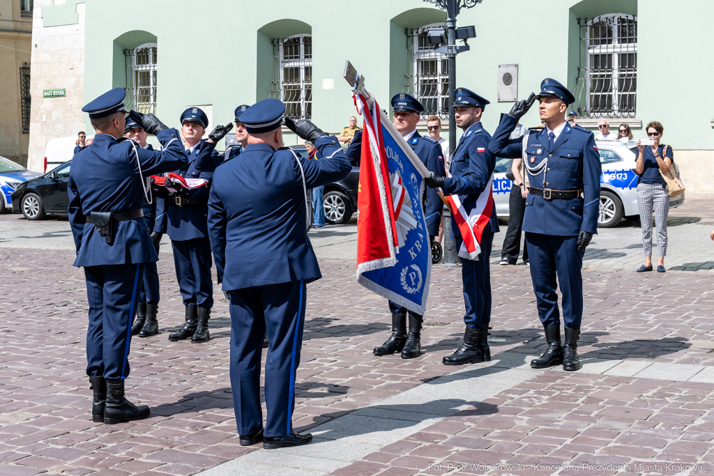 Święto Policji, Komenda Miejska, Kosek, Sęk, Jastrząb, policjańci, uroczystości, policja, Mał  Autor: P. Wojnarowski