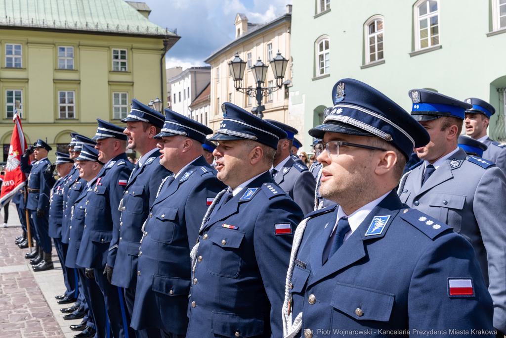 Święto Policji, Komenda Miejska, Kosek, Sęk, Jastrząb, policjańci, uroczystości, policja, Mał  Autor: P. Wojnarowski