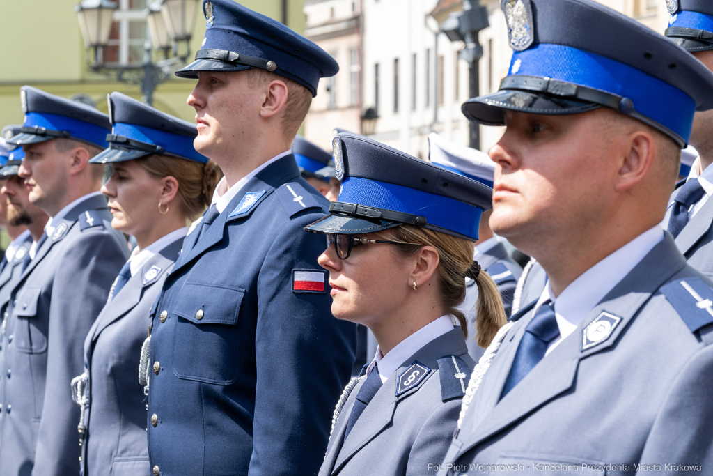 Święto Policji, Komenda Miejska, Kosek, Sęk, Jastrząb, policjańci, uroczystości, policja, Mał  Autor: P. Wojnarowski