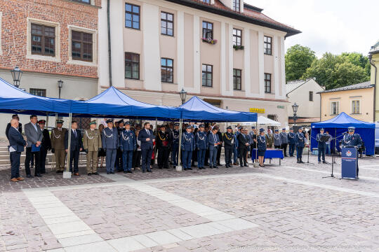 Święto Policji, Komenda Miejska, Kosek, Sęk, Jastrząb, policjańci, uroczystości, policja, Mał
