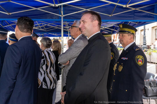 Święto Policji, Komenda Miejska, Kosek, Sęk, Jastrząb, policjańci, uroczystości, policja, Mał