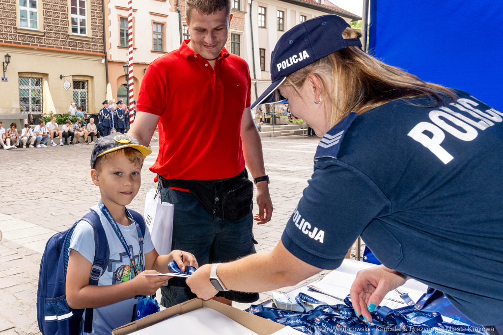 Święto Policji, Komenda Miejska, Kosek, Sęk, Jastrząb, policjańci, uroczystości, policja, Mał  Autor: P. Wojnarowski