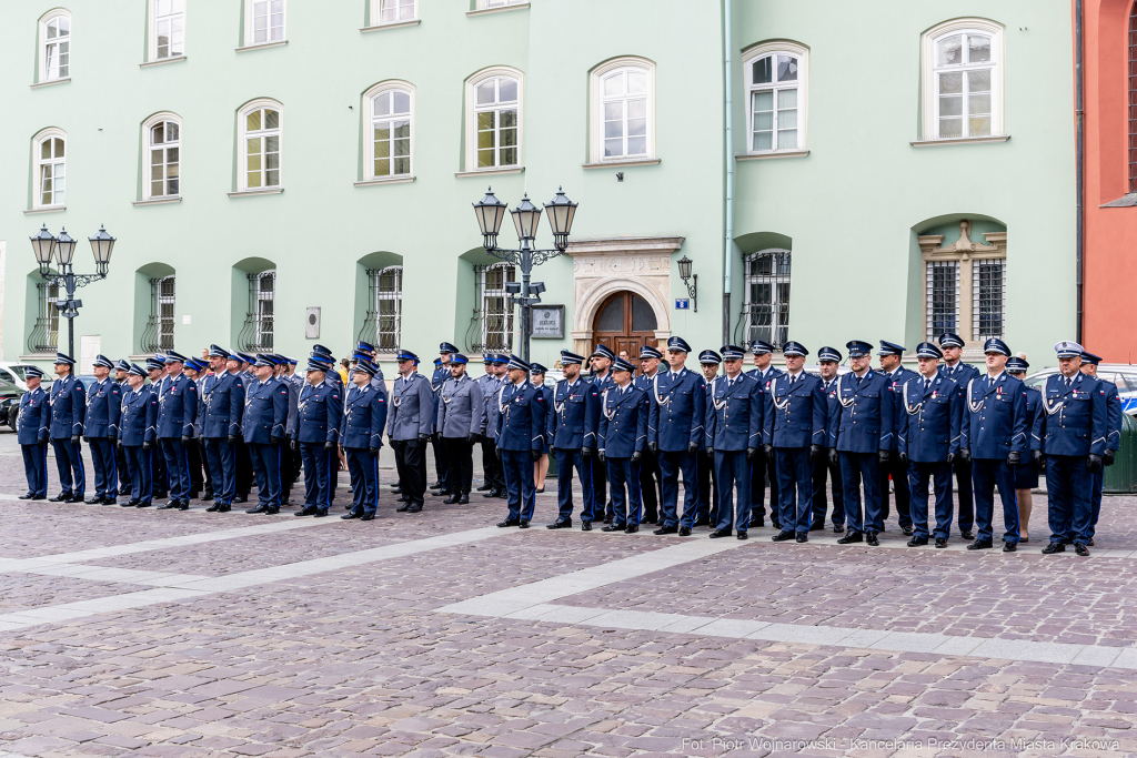 Święto Policji, Komenda Miejska, Kosek, Sęk, Jastrząb, policjańci, uroczystości, policja, Mał  Autor: P. Wojnarowski