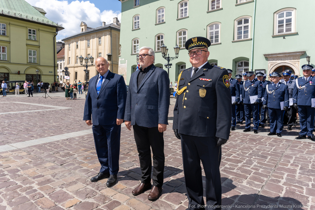 Święto Policji, Komenda Miejska, Kosek, Sęk, Jastrząb, policjańci, uroczystości, policja, Mał  Autor: P. Wojnarowski