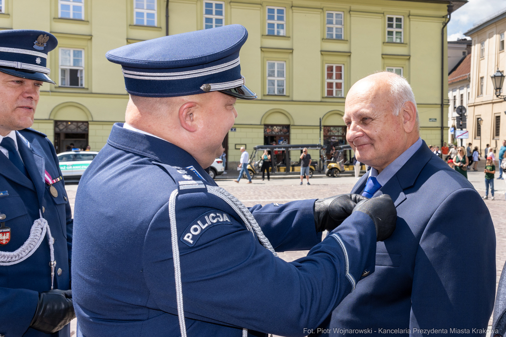 Święto Policji, Komenda Miejska, Kosek, Sęk, Jastrząb, policjańci, uroczystości, policja, Mał  Autor: P. Wojnarowski