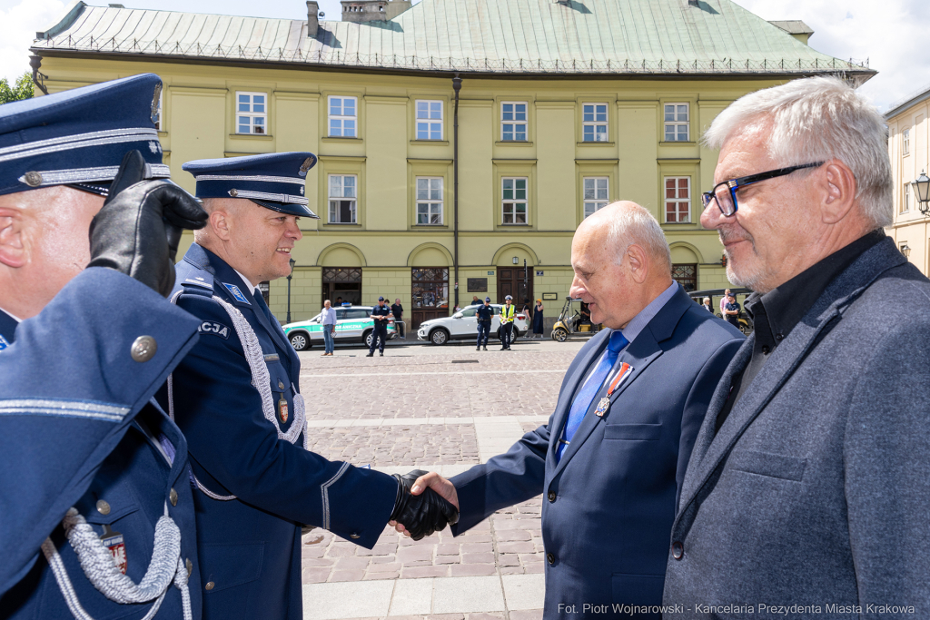 Święto Policji, Komenda Miejska, Kosek, Sęk, Jastrząb, policjańci, uroczystości, policja, Mał  Autor: P. Wojnarowski