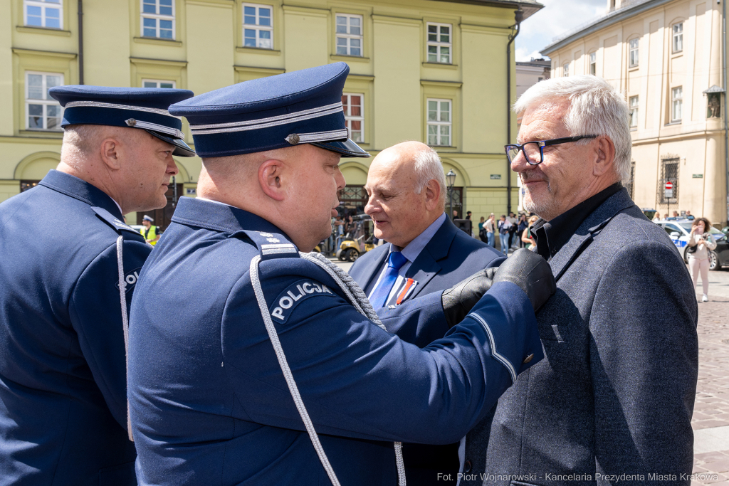 Święto Policji, Komenda Miejska, Kosek, Sęk, Jastrząb, policjańci, uroczystości, policja, Mał  Autor: P. Wojnarowski