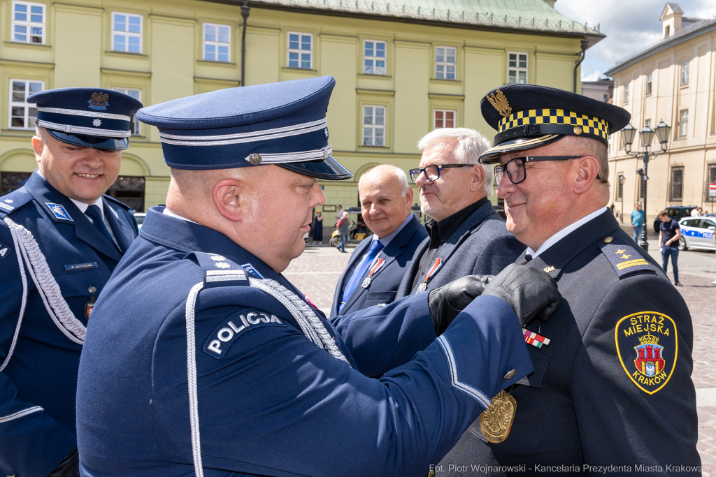 Święto Policji, Komenda Miejska, Kosek, Sęk, Jastrząb, policjańci, uroczystości, policja, Mał  Autor: P. Wojnarowski