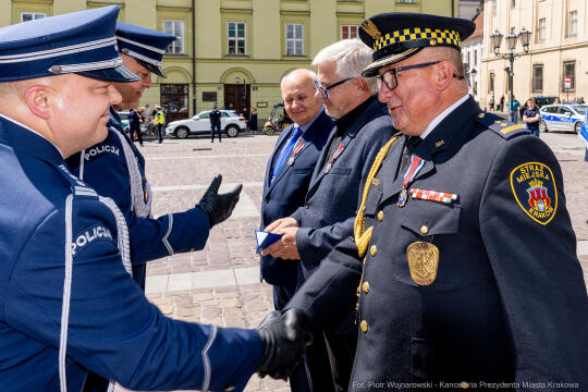 Święto Policji, Komenda Miejska, Kosek, Sęk, Jastrząb, policjańci, uroczystości, policja, Mał