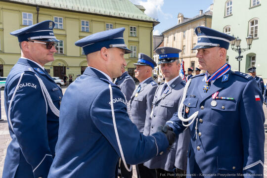 Święto Policji, Komenda Miejska, Kosek, Sęk, Jastrząb, policjańci, uroczystości, policja, Mał