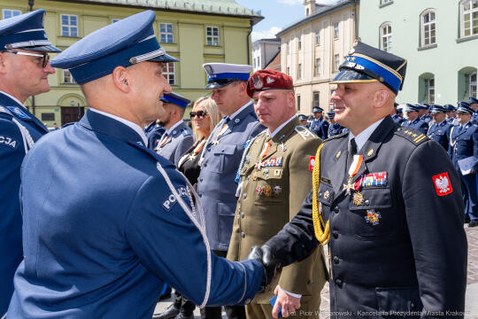 Święto Policji, Komenda Miejska, Kosek, Sęk, Jastrząb, policjańci, uroczystości, policja, Mał