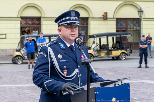 Święto Policji, Komenda Miejska, Kosek, Sęk, Jastrząb, policjańci, uroczystości, policja, Mał