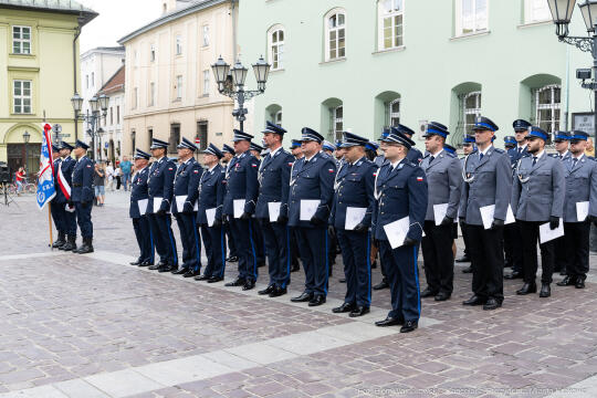 Święto Policji, Komenda Miejska, Kosek, Sęk, Jastrząb, policjańci, uroczystości, policja, Mał