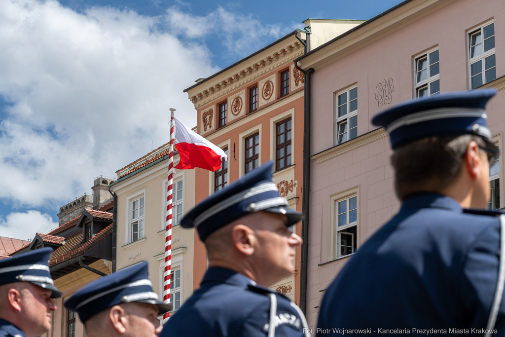 Święto Policji, Komenda Miejska, Kosek, Sęk, Jastrząb, policjańci, uroczystości, policja, Mał  Autor: P. Wojnarowski