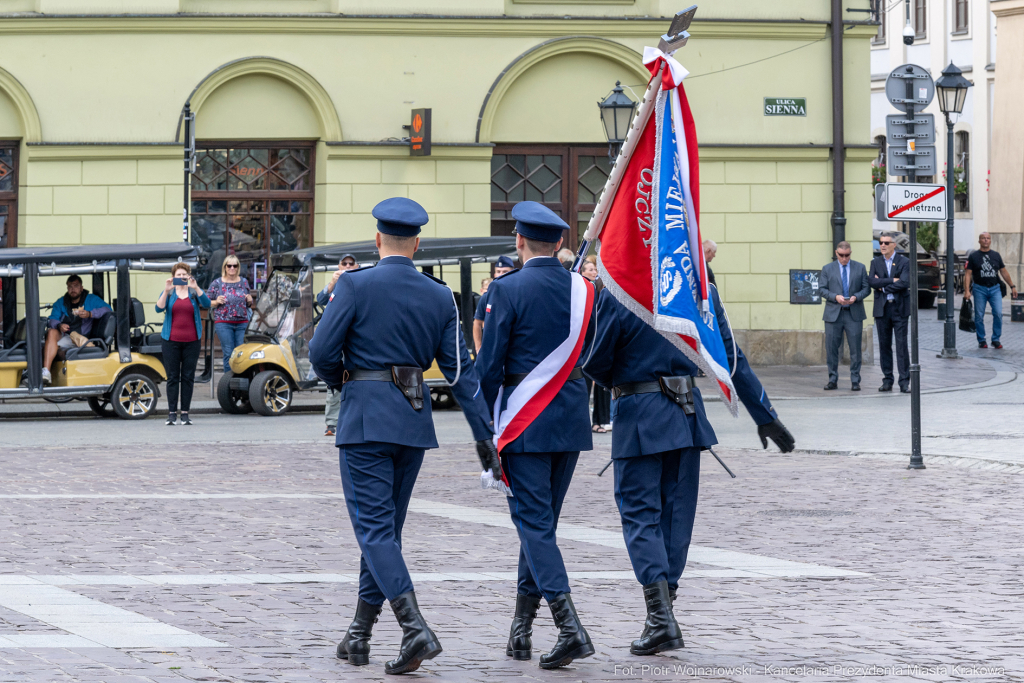 Święto Policji, Komenda Miejska, Kosek, Sęk, Jastrząb, policjańci, uroczystości, policja, Mał  Autor: P. Wojnarowski