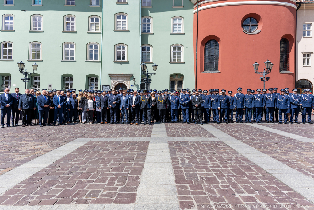 Święto Policji, Komenda Miejska, Kosek, Sęk, Jastrząb, policjańci, uroczystości, policja, Mał  Autor: P. Wojnarowski