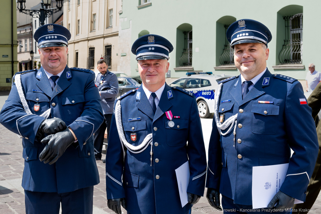 Święto Policji, Komenda Miejska, Kosek, Sęk, Jastrząb, policjańci, uroczystości, policja, Mał  Autor: P. Wojnarowski